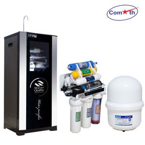 Máy lọc nước RO Comath có vỏ tủ CM1-7 mặt kính 7 cấp lọc