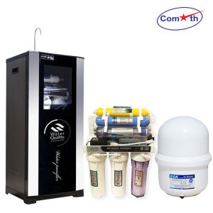 Máy lọc nước RO Comath có vỏ tủ CM1-8 mặt kính 8 cấp lọc